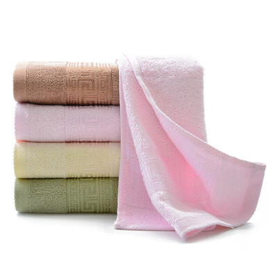 

Bamboo a hundred bamboo fiber towel soft absorbent bamboo charcoal face wash towel Great Wall satin file pink