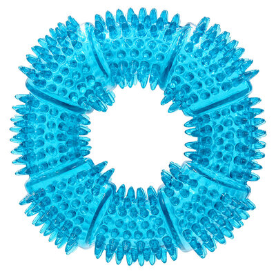 

Привет, красивые игрушки, игрушки, звук, изменение, spiked ring dog toys. Материал TPR устойчив к укусу.