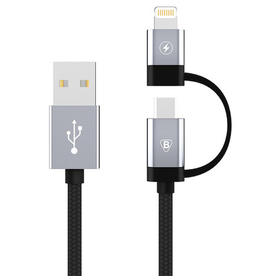 

BIAZE MFi Certified Apple 876 Data Cable Combo Andrews Mobile Phone Charger Line 1m Black iPhone5 6s 7 Plus 8 X New iPad Air F02