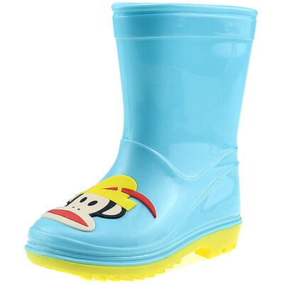 

PaulFrank mouth monkey rain boots in the tube waterproof shoes shoes shoes men&women baby fashion boots PF1011 blue 26 yards
