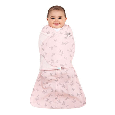 

HALO Infant Sleeping Bag Pure Cotton Bundle Smashing Sleeping Bag NB Pink Butterfly