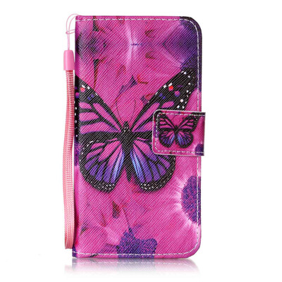

Black Butterfly Design PU Leather Flip Cover Wallet Card Holder Case for Samsung Galaxy SIII