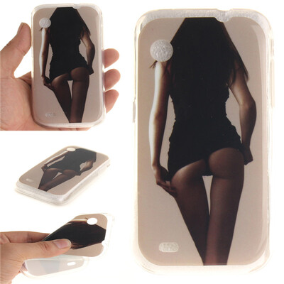 

Sexy Girls Pattern Soft Thin TPU Rubber Silicone Gel Case Cover for Lenovo A580