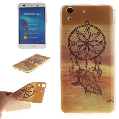 

Обложка Dreamcatcher Pattern Мягкий тонкий ТПУ резиновый силиконовый гель чехол для HUAWEI Honor 5A/Y6 II