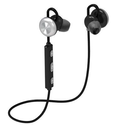 

Deshi (ДОСС) Кошачий глаз S08 Беспроводной гарнитура Bluetooth наушников наушники Магнитного выполняющегося спорт музыка гарнитура проводной гарнитура телефон гарнитур лунное серебро