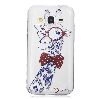 

Giraffe Pattern Soft Thin TPU Rubber Silicone Gel Case Cover for SAMSUNG GALAXY CORE Prime G360