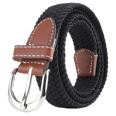 

LovingLilies Belt High-grade Ladies Narrow Stretch Knitted Needle Belt This series is finer&shorter suitable for ladies or children Light gray