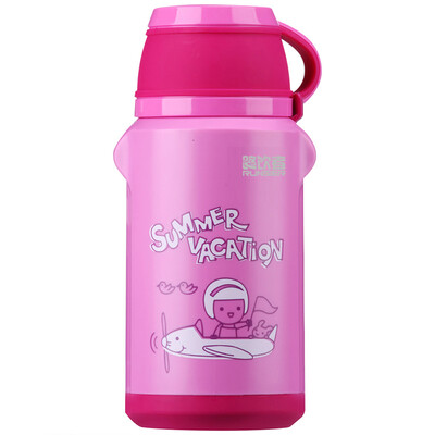 

【Jingdong Supermarket】 Road to drinkers (RUNSIER) DO3 350ML portable travel suburban incubator children's stainless steel cups travel travel cartoon suction bottle white