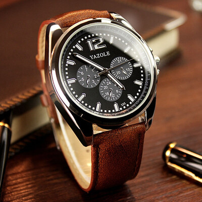 

Ya Zhuo Lun business watches 2017 new Korean non-mechanical watch luminous pointer gift YZL0562TH-4