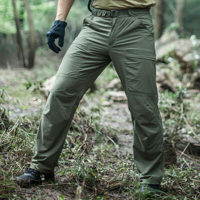 

FREE SOLDIER Outdoor sports tactical quick-drying pants male summer slim thin breathable Mens trousers