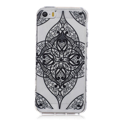 

Black love Pattern Soft Thin TPU Rubber Silicone Gel Case Cover for IPHONE 55S5SE