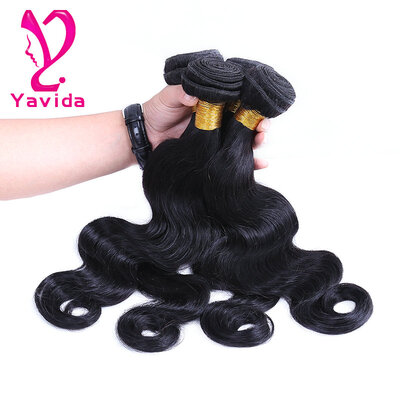 

Yavida Hair Peruvian Body Wave 7A Peruvian virgin hair 4 bundles Unprocessed Human hair extensions Virgin Peruvian hair bundles