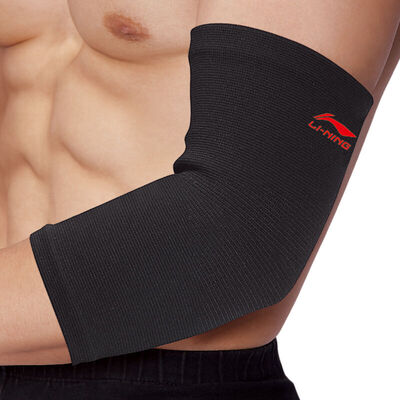 

Li Ning sports guarding elbow men and women basketball badminton tennis volleyball knitting elbow single loaded AQAH252-1 black  knee 32-38cm