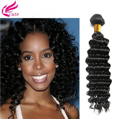 

8A Deep Wave Brazilian Hair Cheap Brazilian Deep Wave 100g/pcs Brazilian Virgin Hair Deep Wave 4 Bundles Deep Curly Human Hair