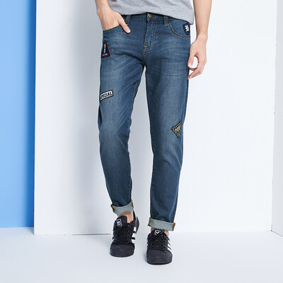 

Semir Semir джинсы прямые мужские моды низкой талии джинсы ноги в синих брюках 11,216,241,502 29