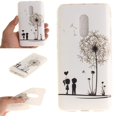 

Lovers and dandelion Pattern Soft Thin TPU Rubber Silicone Gel Case Cover for XIAOMI Note 4