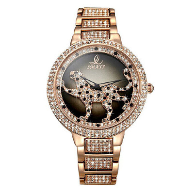 

Womens Watch Personality Glaring Quartz watch With A Steel watchband