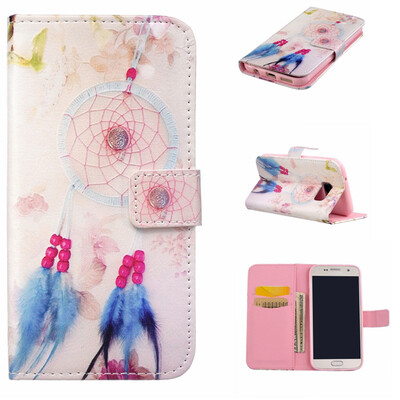 

Plumes&chimes Design PU Leather Flip Cover Wallet Card Holder Case for SAMSUNG GALAXY S7