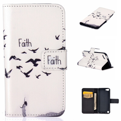 

Faith Design PU Leather Flip Cover Wallet Card Holder Case for iPad Touch 56