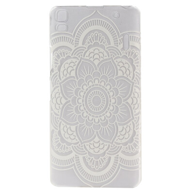 

Hexagonal flower Pattern Soft Thin TPU Rubber Silicone Gel Case Cover for Lenovo K3 NoteA7000