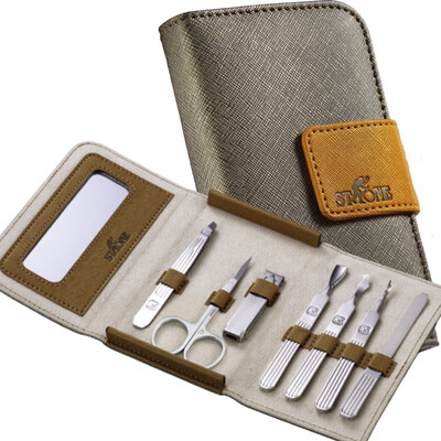 

Stony STONE Stainless Steel Nail Knife Nail Scissors Nail Set 9pcs STR059
