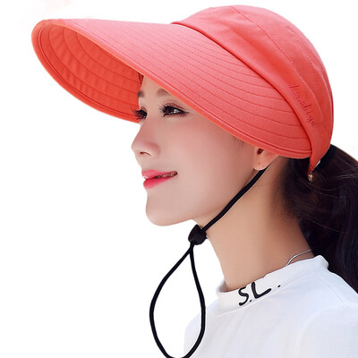 

Jingdong Supermarket Lan Shiyu M0210 empty top sun hat female summer big outdoor sun sun hat riding can be folded hat sky blue