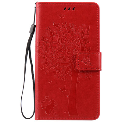 

Red Tree Design PU Leather Flip Cover Wallet Card Holder Case for Zenfone ZB551KL