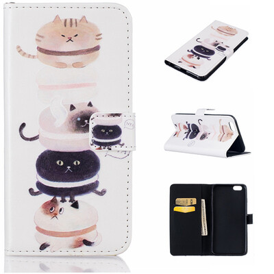 

Kitty Design PU Leather Flip Cover Wallet Card Holder Case for IPHONE 6 PLUS6S PLUS