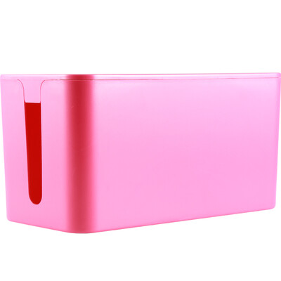 

Inman (Etman) box box pink row of storage box power cord / wire finishing box box box socket plug board drag line board box