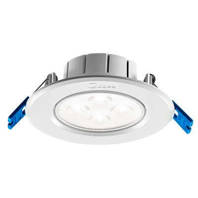 

Midea (Midea) LED ultra-thin spotlight ceiling lamp living room restaurant lights 4w white white light hole 8cm