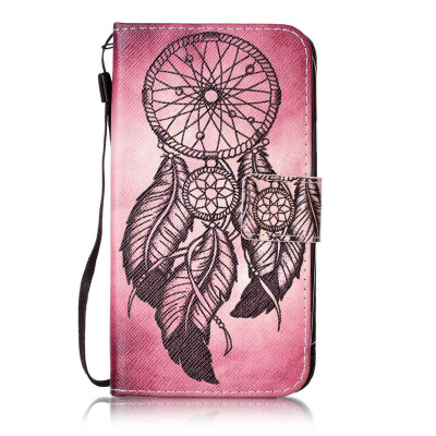 

Maroon Wind Chimes Design PU Leather Flip Cover Wallet Card Holder Case for Samsung Galaxy Grand Neo Plus/I9060