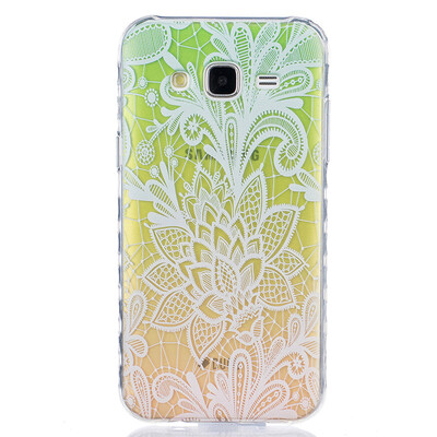 

Rose Pattern Soft Thin TPU Rubber Silicone Gel Case Cover for SAMSUNG GALAXY J5
