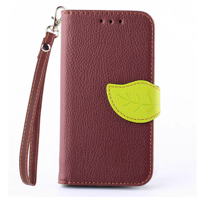

Brown Design PU Leather Flip Cover Wallet Card Holder Case for Samsung Galaxy Core 2G3559G355H