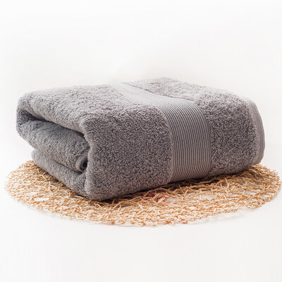 

Jingdong Supermarket Vosges Jieyu pure cotton bath towel water thickening thickened long-staple cotton couple bath towel 75 150cm gray