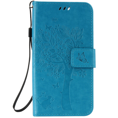 

Blue Tree Design PU Leather Flip Cover Wallet Card Holder Case for LENOVO A2020