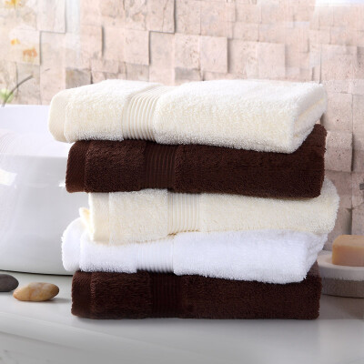 

Kansasin (canasin) towel home textiles five-star hotel cotton thickening soft absorbent towel four white / milk / coffee / khaki 80 grams / 35 * 35cm