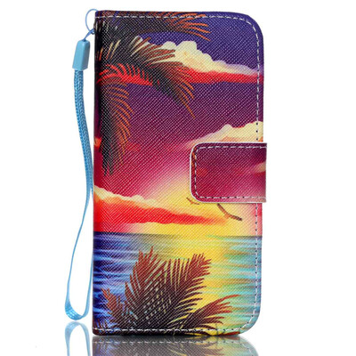 

Кокосовая вода Дизайн искусственная кожа флип кошелек карты держатель чехол для IPHONE 5