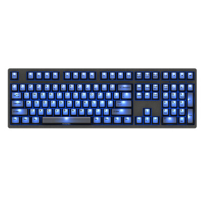 

AKKO Ducky Zero 3108S Two-color PBT Sublimation Mechanical Keyboard 108 button cherry cherry shaft black black