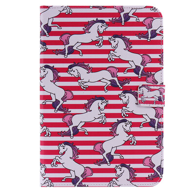

Horse Design PU Leather Flip Cover Wallet Card Holder Case for IPAD 5