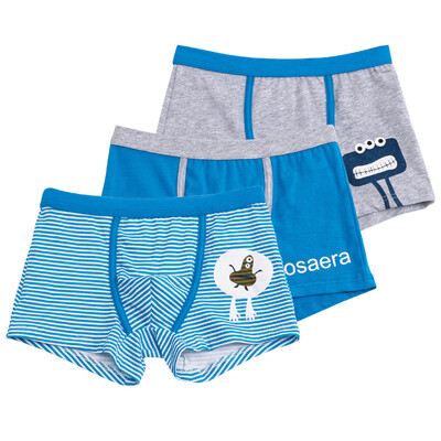 

Red beans Hodo boys underwear in the high class A class standard three flat angle boxed children cartoon printing four pants HDK777 110