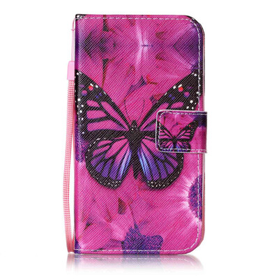 

Black Butterfly Design PU Leather Flip Cover Wallet Card Holder Case for Samsung Galaxy Grand Neo PlusI9060