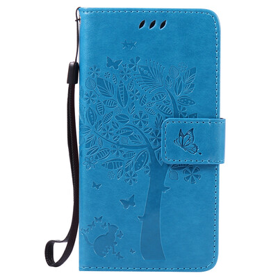 

Blue Tree Design PU Leather Flip Cover Wallet Card Holder Case for SAMSUNG A5