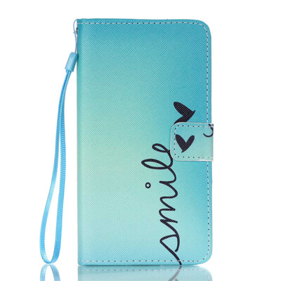 

Smile Design PU Leather Flip Cover Wallet Card Holder Case for SAMSUNG J710