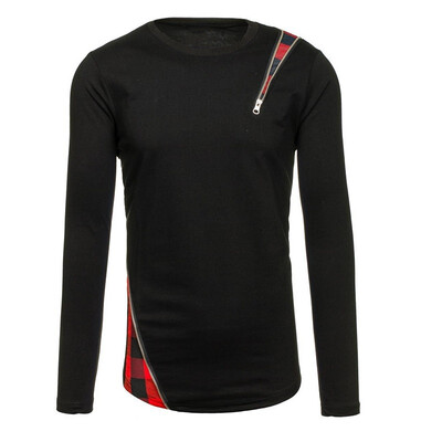 

Mens fashion casual T-shirt hoody
