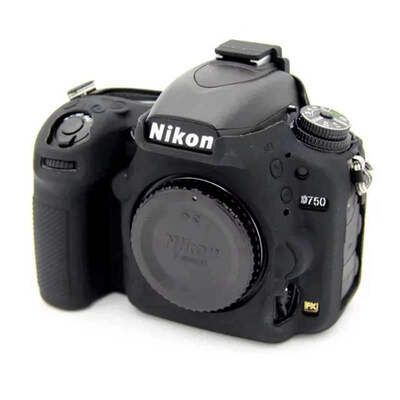 

Ранняя система защиты камеры от путешествий Nikon D750 Элегантная черная ленточная пленка для объектива Ткань для чистки ткани Ткань для объектива Пылезащитная крышка