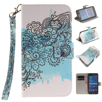 

Butterfly flowers Design PU Leather Flip Cover Wallet Card Holder Case for SAMSUNG GALAXY Grand Prime G530