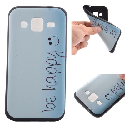 

Happy Pattern Soft Thin TPU Rubber Silicone Gel Case Cover for Samsung Galaxy Core Prime G360