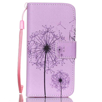 

Dandelion Design PU Leather Flip Cover Wallet Card Holder Case for SAMSUNG S4