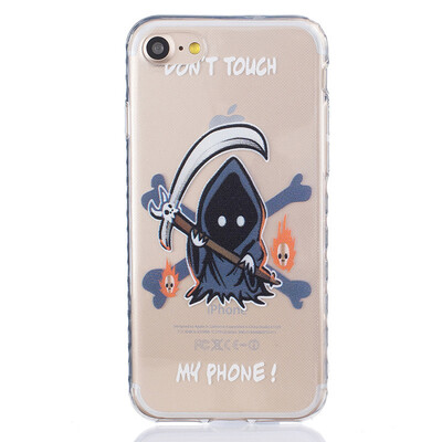 

Косой Pattern Мягкий тонкий ТПУ Резиновая крышка случая силикона геля для IPHONE 7