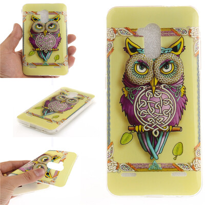 

Owl Pattern Soft Thin TPU Rubber Silicone Gel Case Cover for ZTE Blade V7 Lite